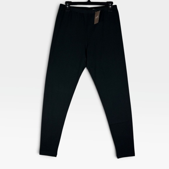J. Jill Pants - J. Jill Pima Ankle Leggings Womens Medium Black Cotton Lycra Stretch NWT